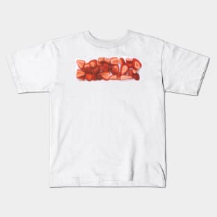 Strawberry Fruits Kids T-Shirt